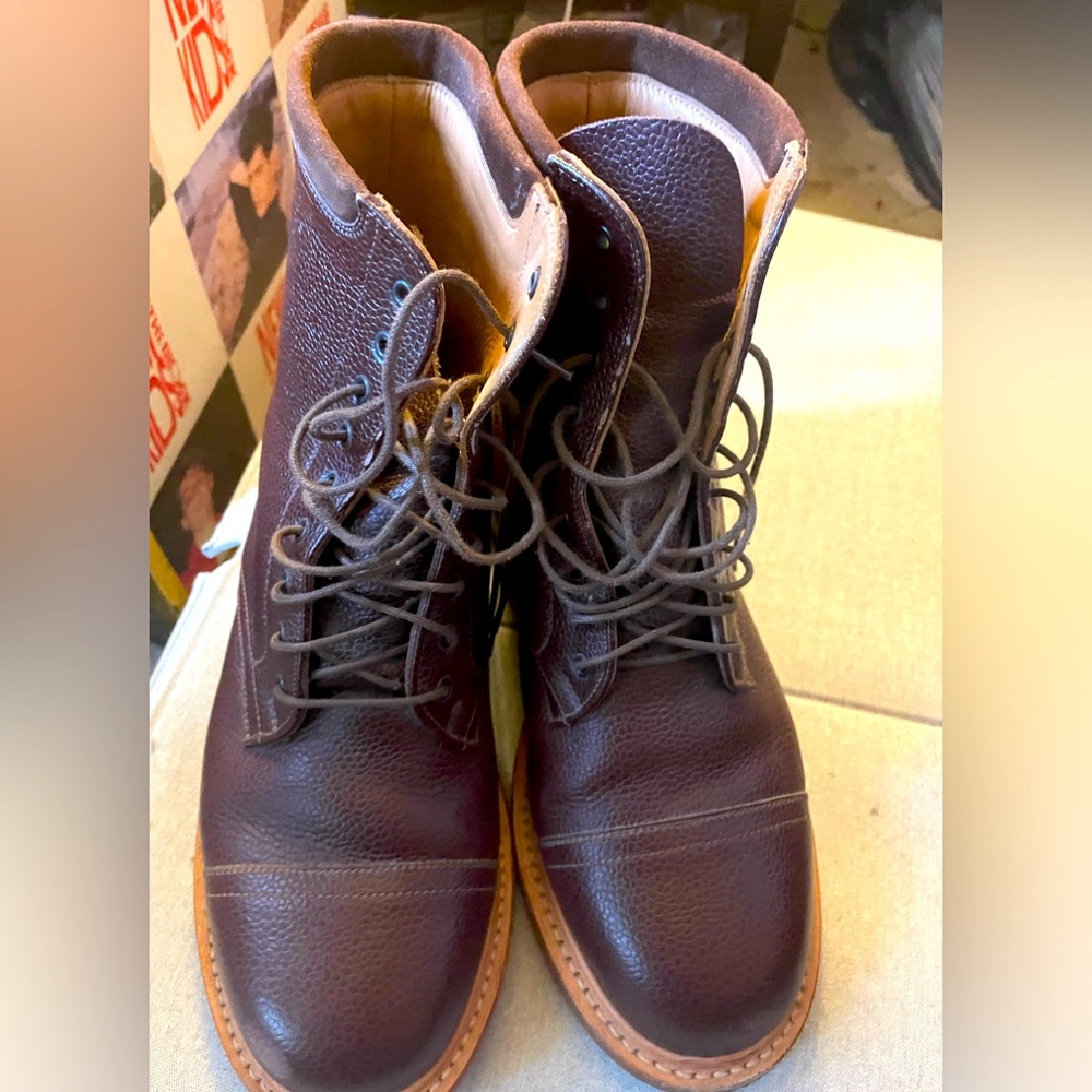 Combat dress boot